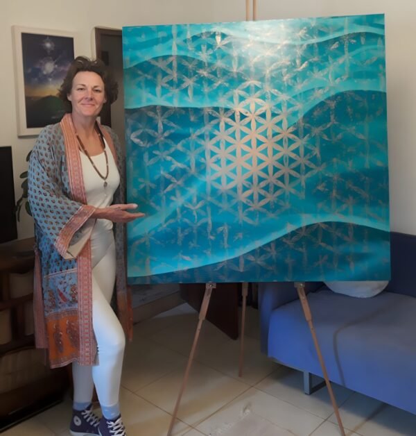 Origional Painting 'Flow of Life' Mixed Media