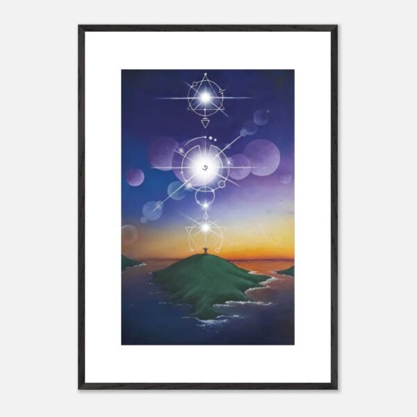 'Aligned' Professionally Framed Limited Print