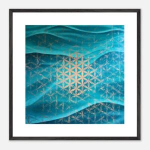 'Flow of Life' Professionally Framed & Hand Embelished