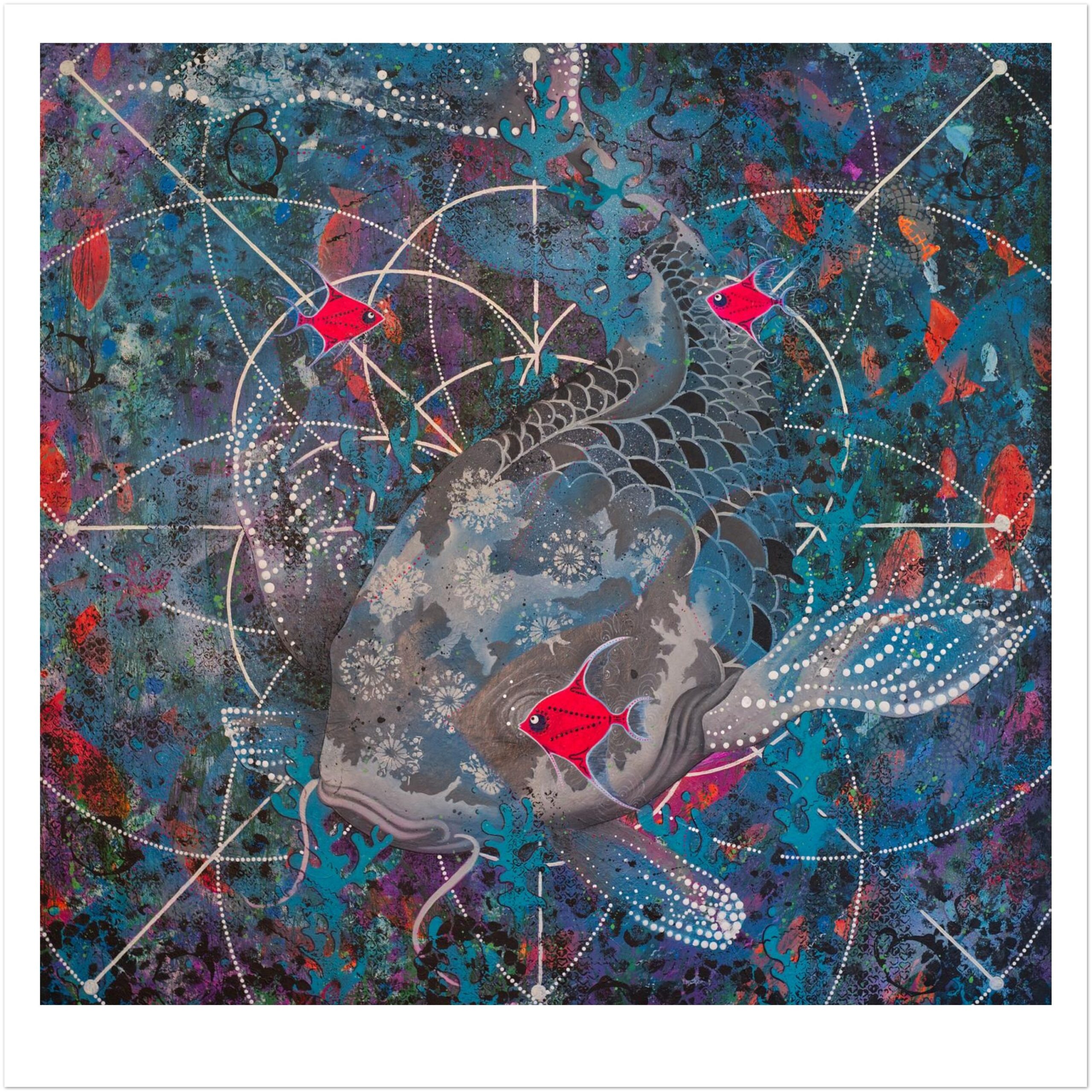 Find Your Flow (70x70cm) - Image 3