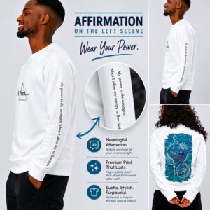 Water Element Organic Raglan Sweatshirt (Unisex)