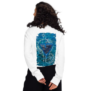 Water Element Organic Raglan Sweatshirt (Unisex)