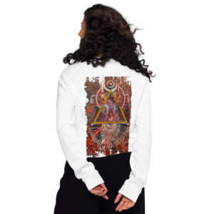 Fire Element Organic Raglan Sweatshirt (Unisex)