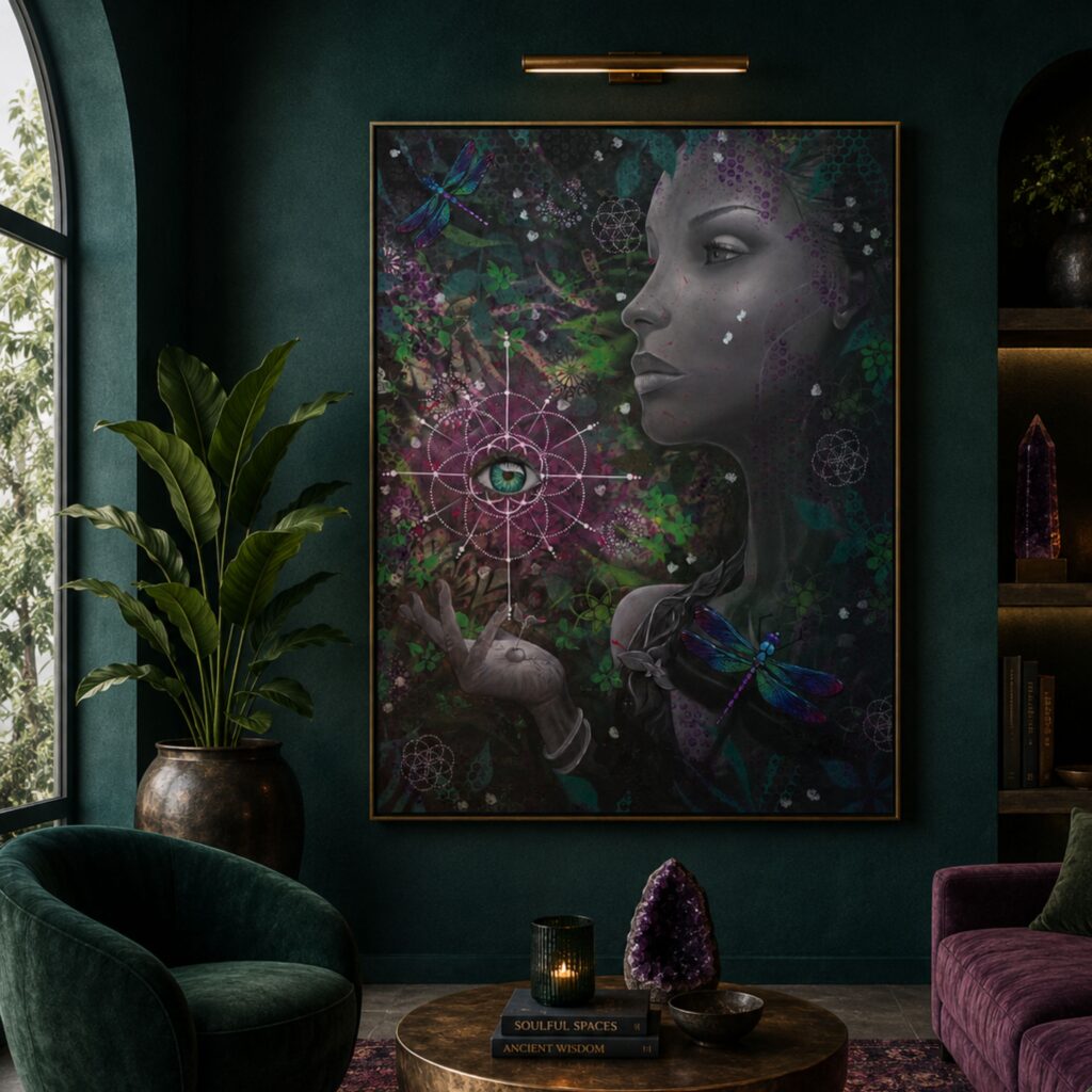 A Living Exchange: Oil on Canvas