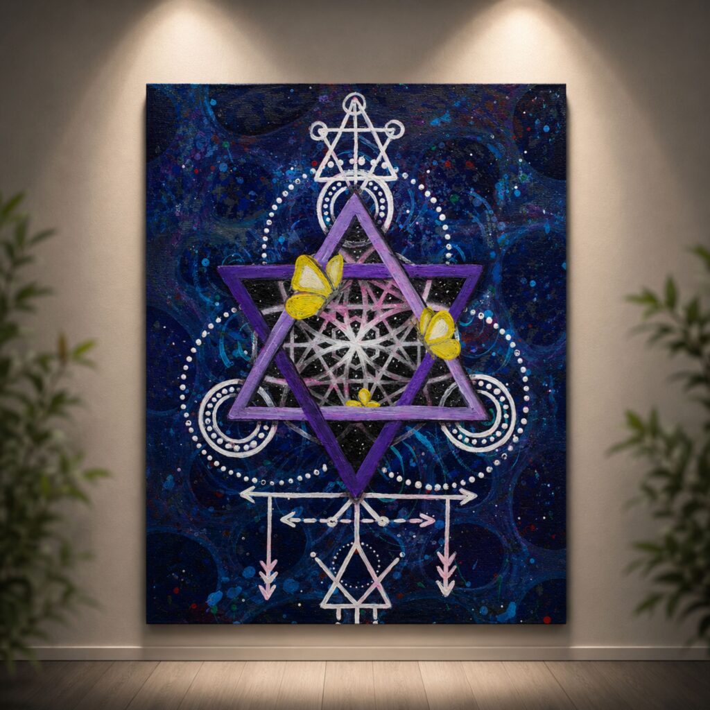 Aether Elemental: Acrylic on Canvas Board