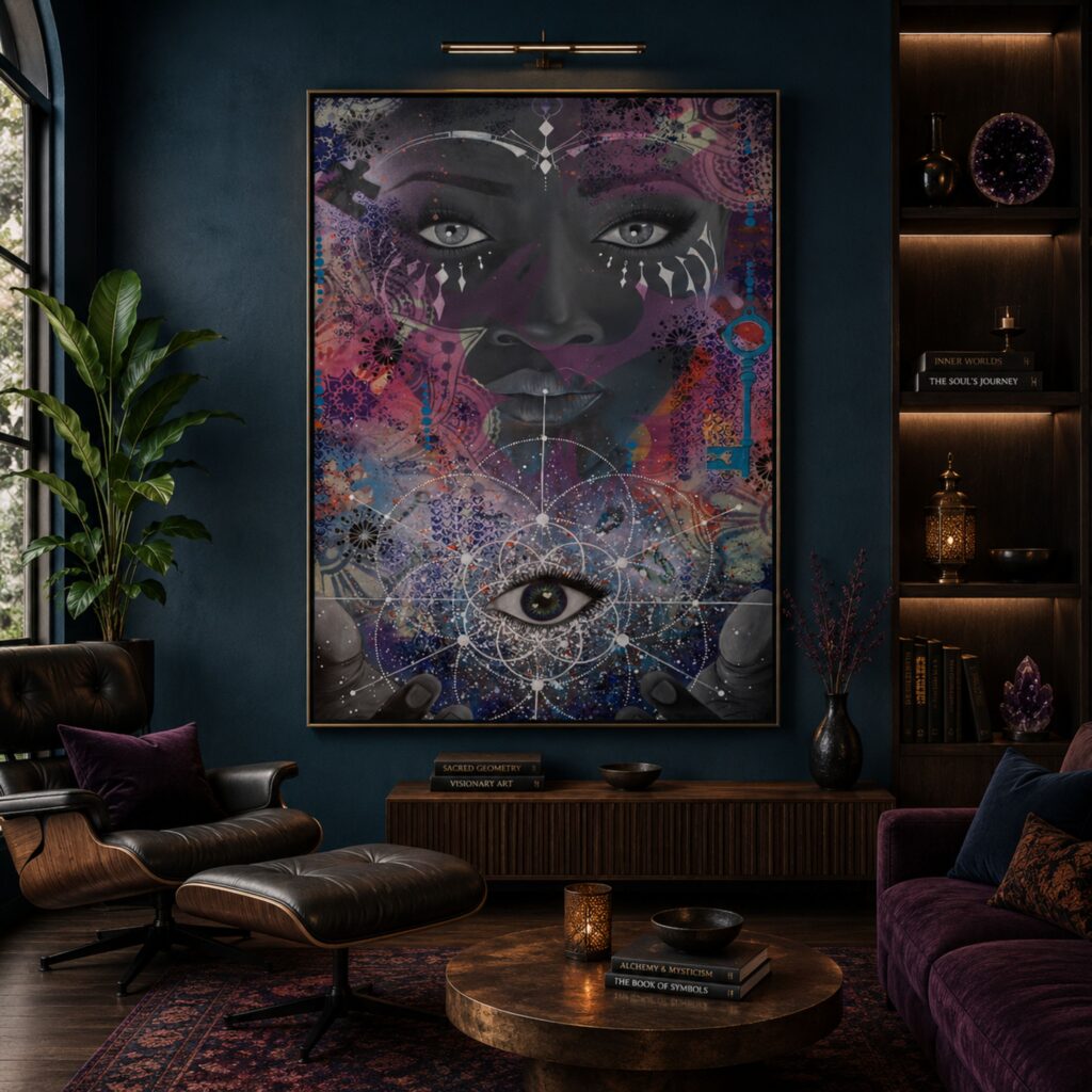 Return to the Heart: Mixed Media on Canvas