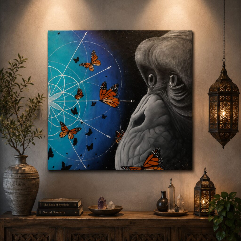 The Witness Within: Oil on Canvas